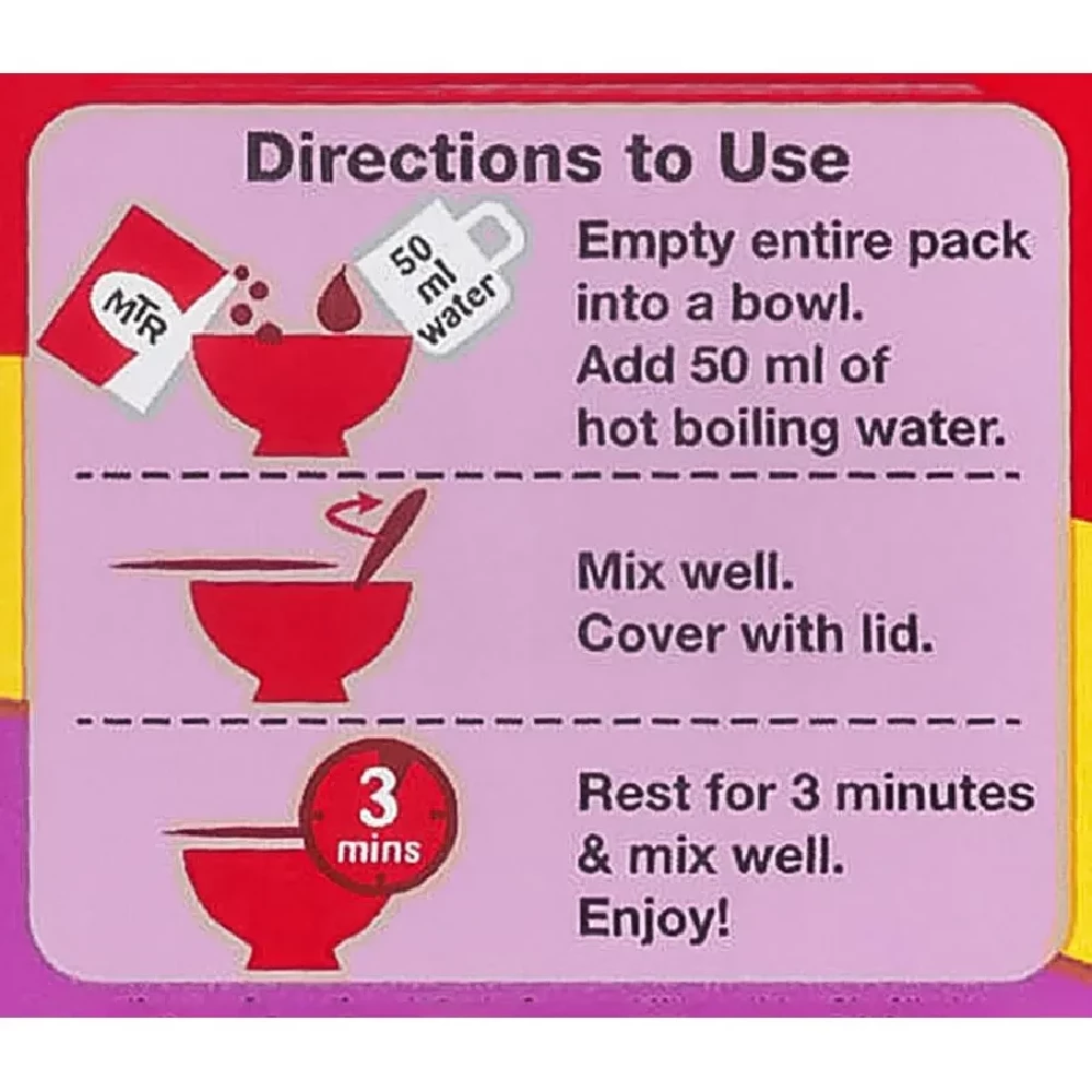 MTR 3 Minute Breakfast Kesari Halwa, 60 g Pouch-6.webp